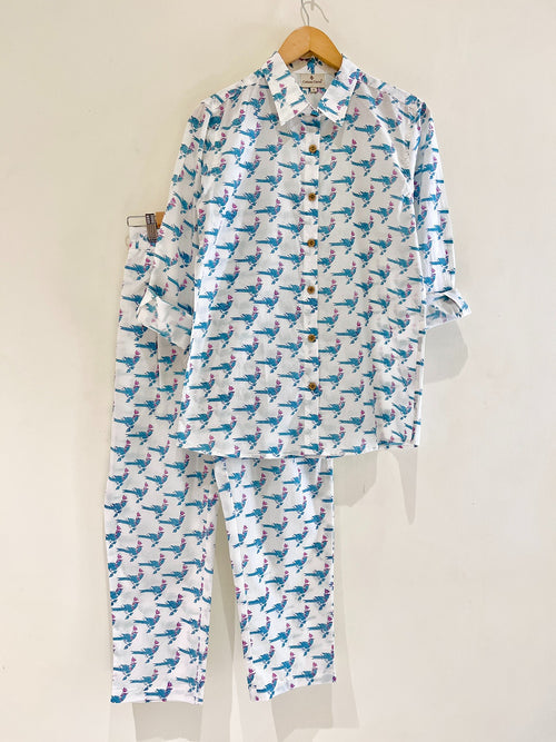 Bluebird Breeze Cotton Co-Ord Set