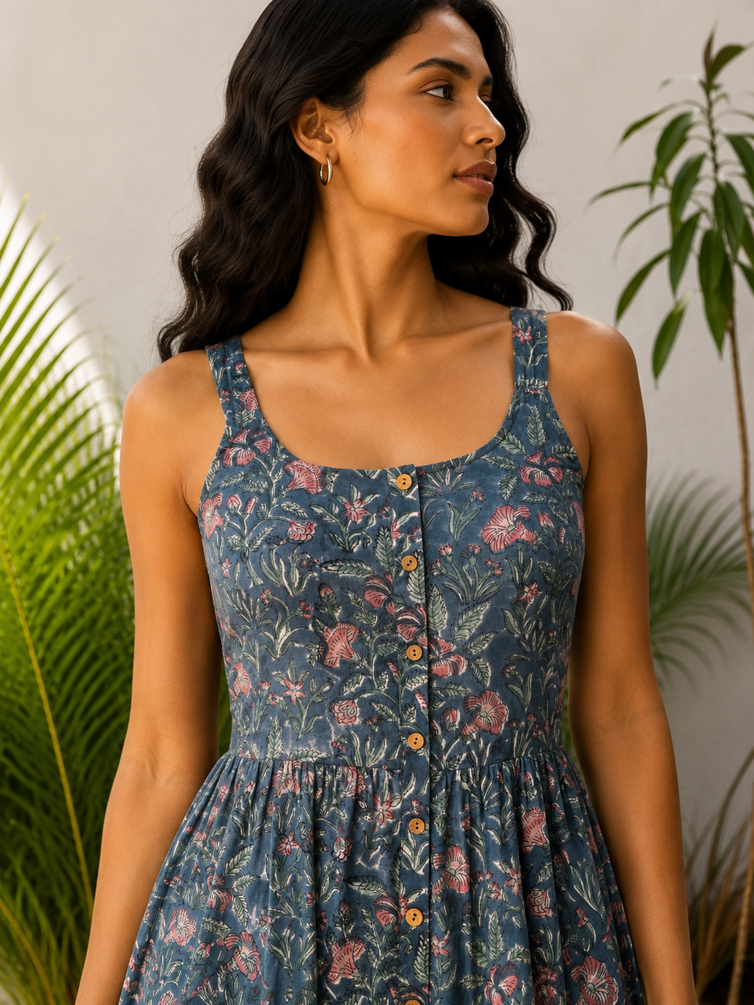 Sage Petal Elegance Dress