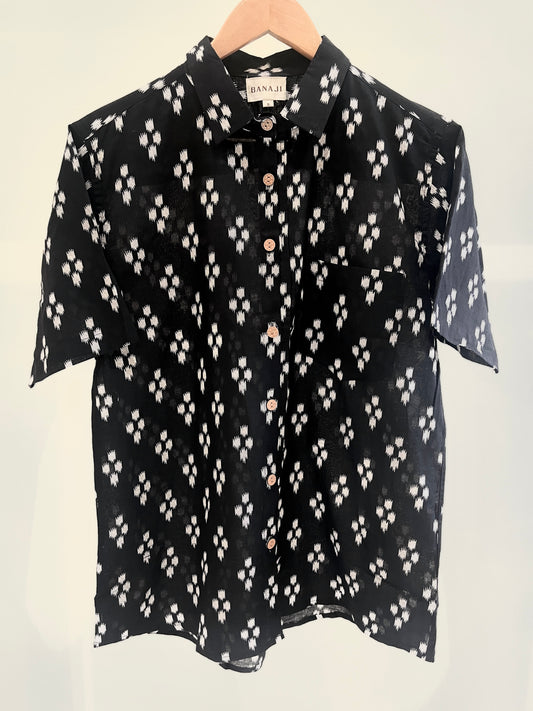 COTTON PRINTED HALF SLEEVE SHIRT