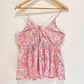 Peachy Rose Block Printed Cotton Cami Top