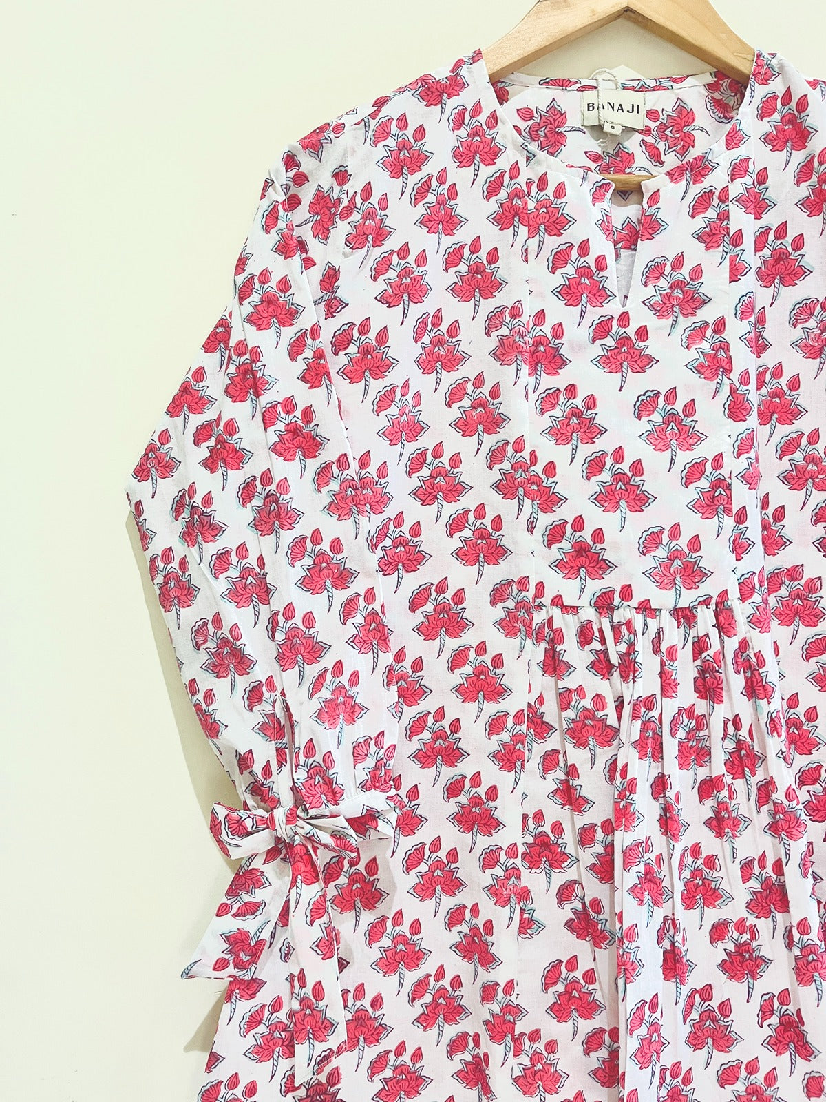 Block Printed Cotton Short Top