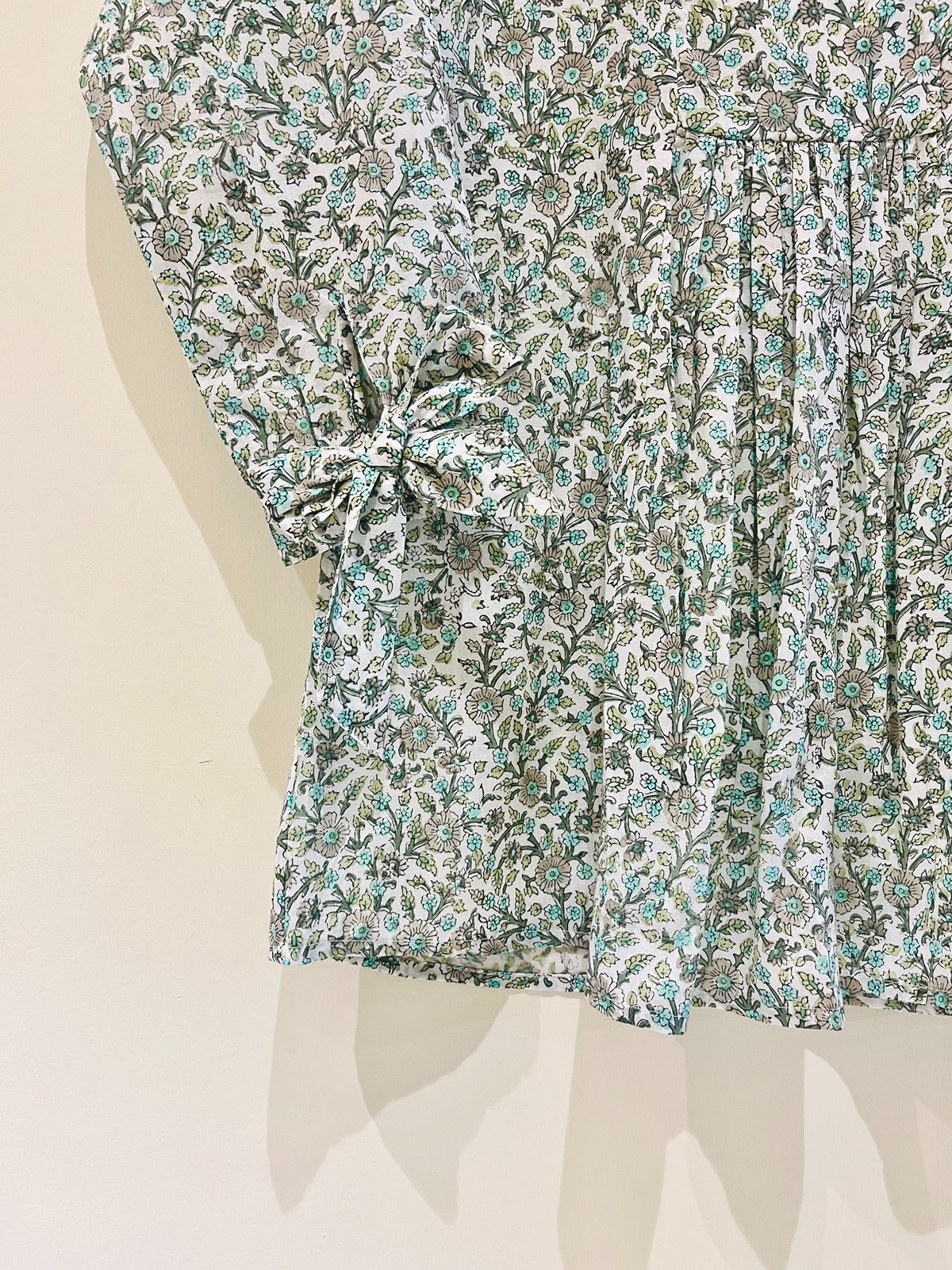 Block Printed Cotton Short Top