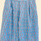 Blue Printed Cotton Pants