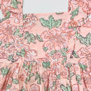 Peach Blossom Ruffle Peplum Top