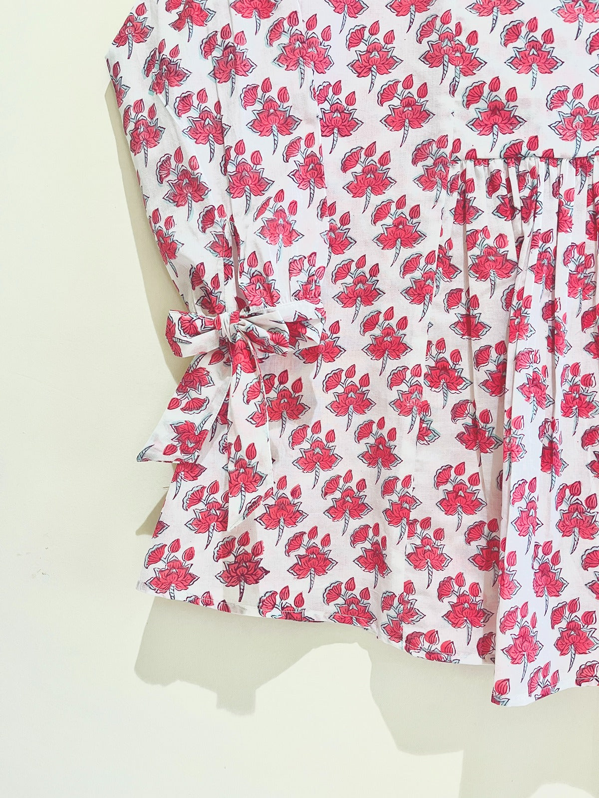 Block Printed Cotton Short Top