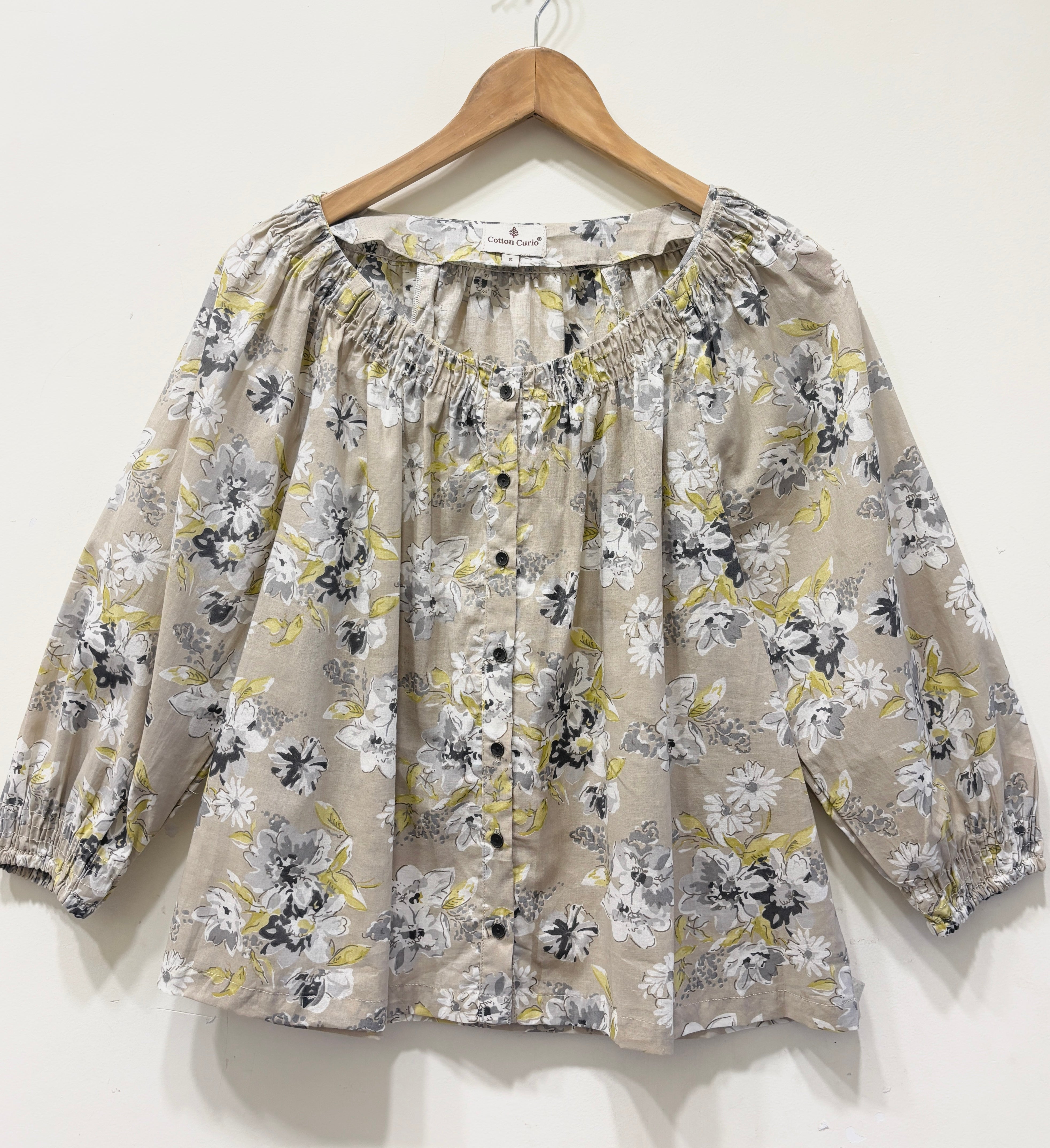 Block Printed Cotton Short Top