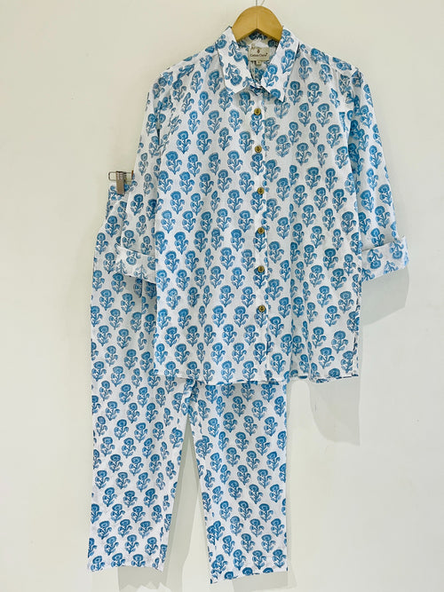 Celeste Printed Cotton Co-Ord set