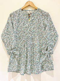 Block Printed Cotton Short Top