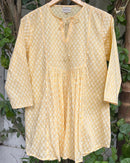 Block Printed Cotton Short Top