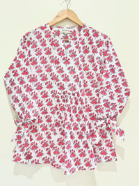Block Printed Cotton Short Top