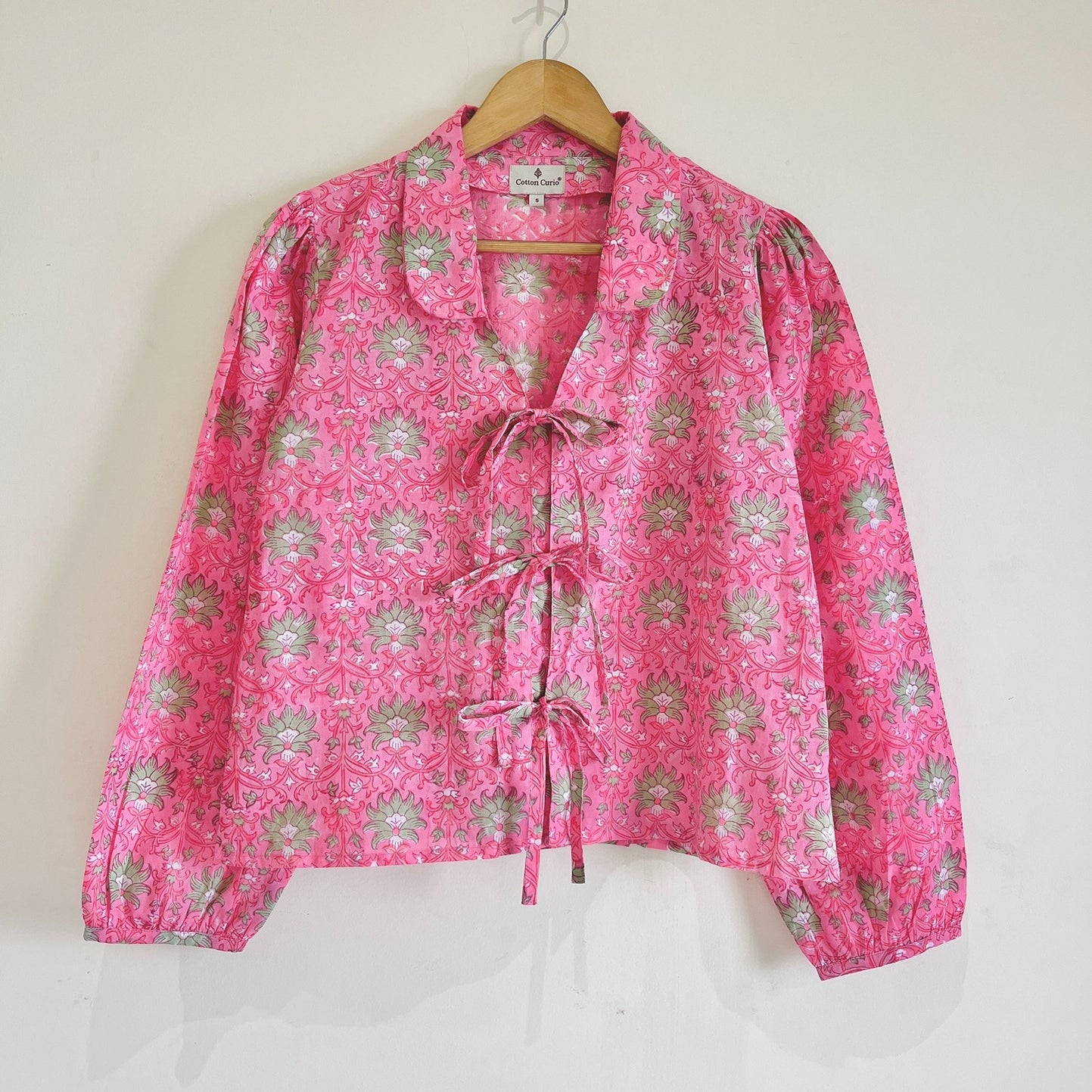 Women’s Cotton Block Printed Short Top