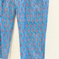 Blue Printed Cotton Pants
