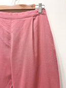 Dusty Pink Narrow Leg Cotton Pants
