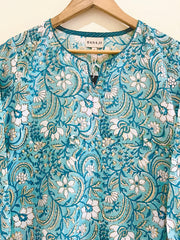 Block Printed Short Kurti
