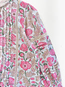 Lace Block Printed Cotton Short Top