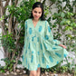 Mint Green Tiered Dress