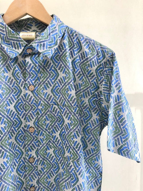 Cotton Printed Half Sleeve Shirt