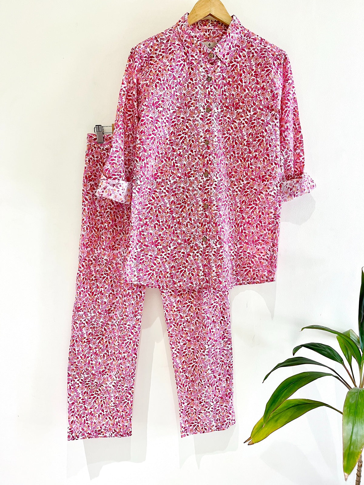 Peach Floral Printed Co-Ord Set