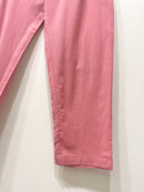 Dusty Pink Narrow Leg Cotton Pants