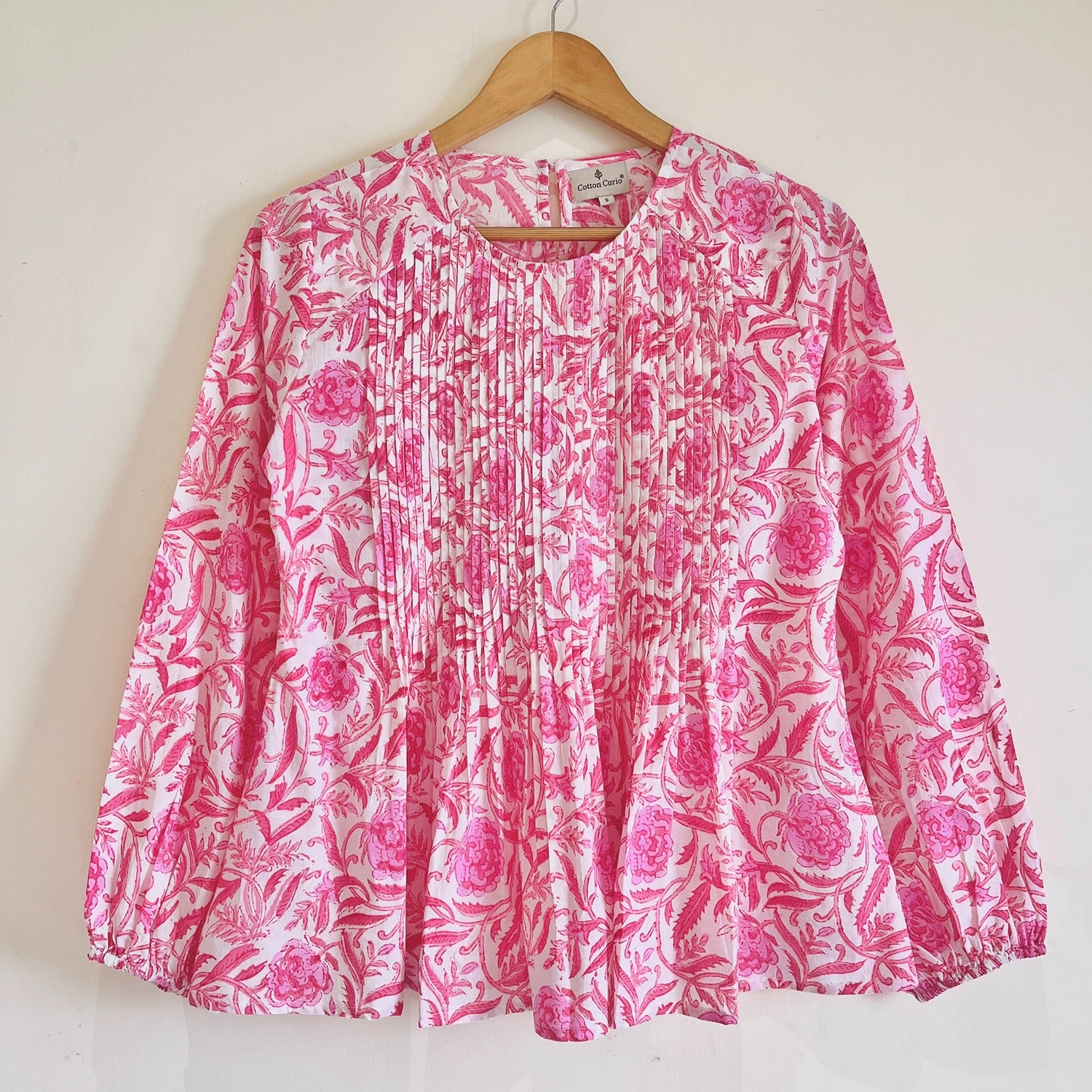 Block Printed Cotton Short Top