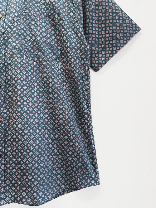 Cotton Printed Half Sleeve Shirt