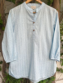 Block Printed Cotton Short Kurti