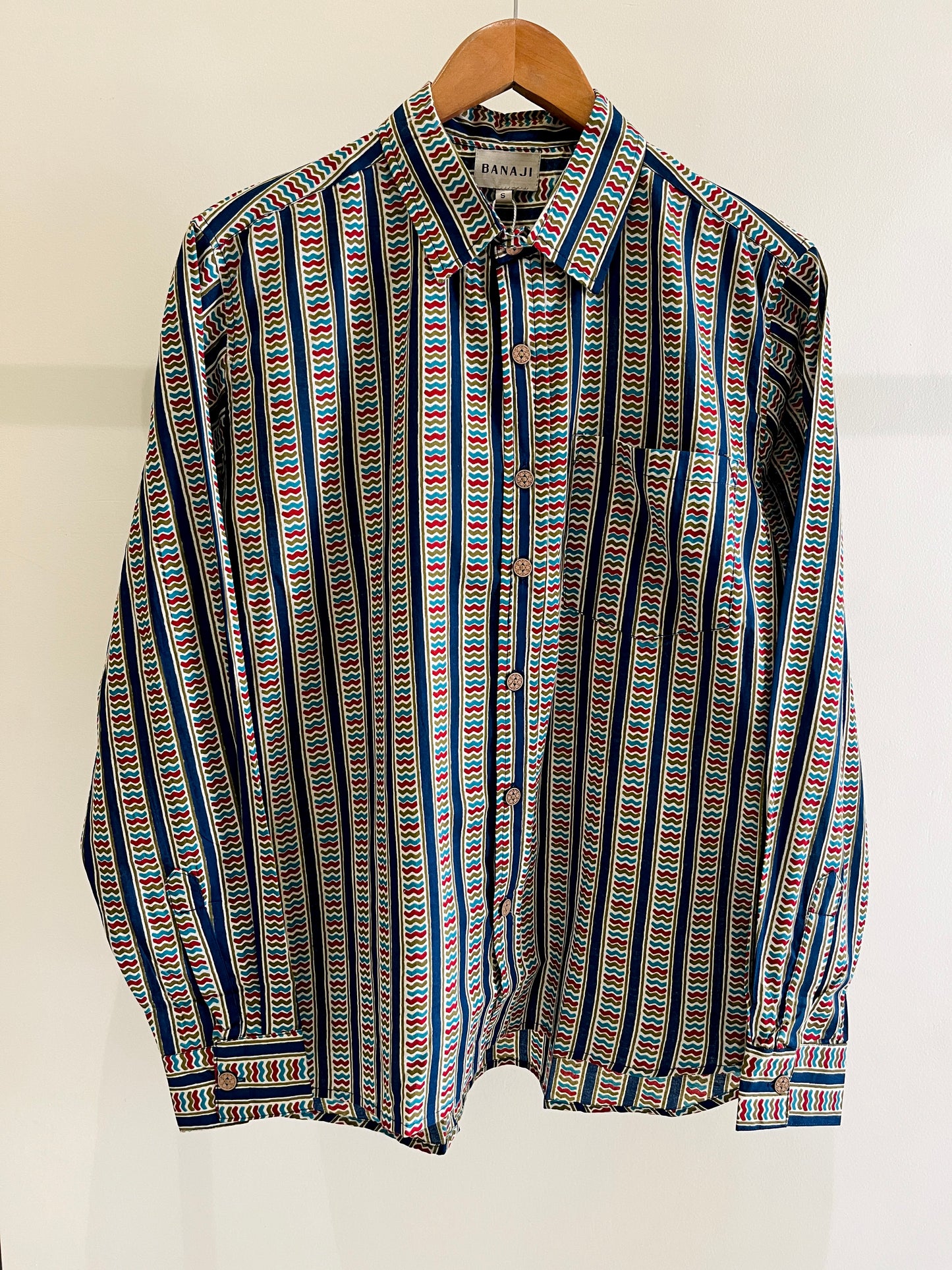 COTTON PRINTED FULL SLEEVE SHIRT