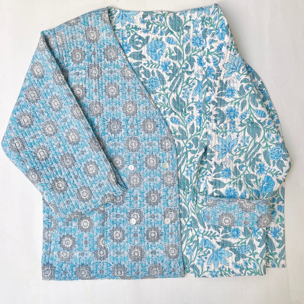 Cotton Quilted Reversible Jacket