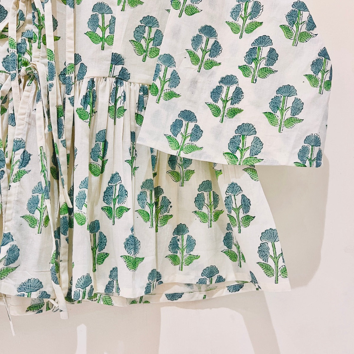 Block Printed Short Top