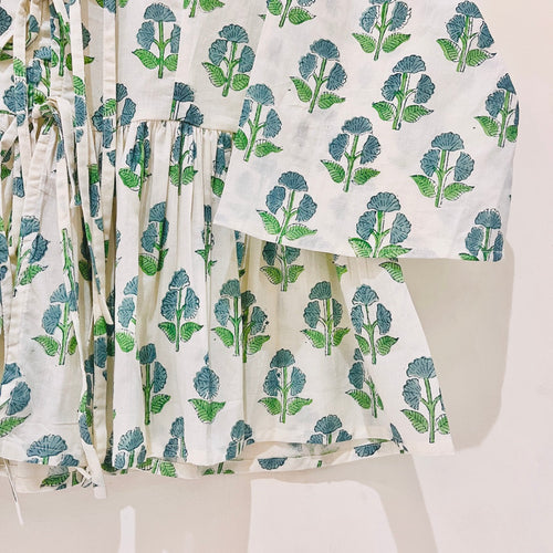 Block Printed Cotton Short Top