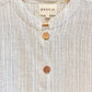 Weaved Pure Linen Shirt Style Top