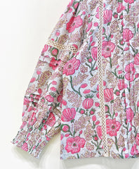 Rosalia Vintage Lace Cotton Top