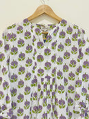 Block Printed Cotton Short Top
