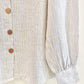Weaved Pure Linen Shirt Style Top