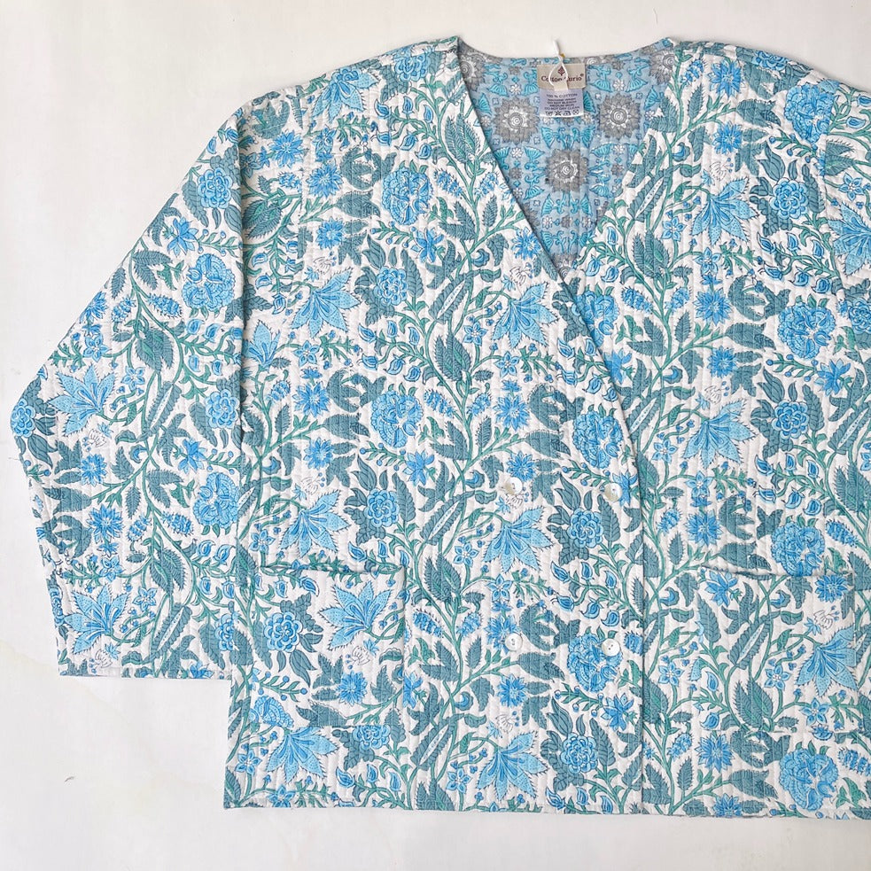 Cotton Quilted Reversible Jacket