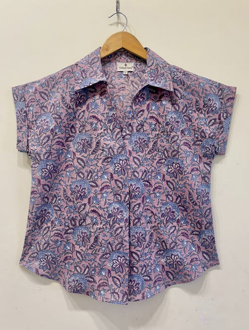 Velvet Cotton Short Top