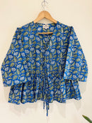 Block Printed Cotton Short Top