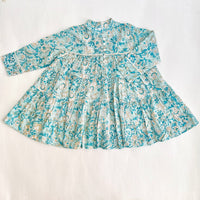 Girls Printed Tiered Dress (0–8 Years)