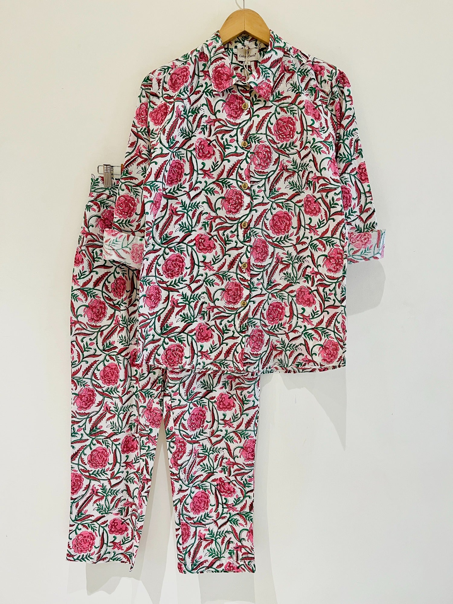 Rose Vine Cotton Co-Ord Set