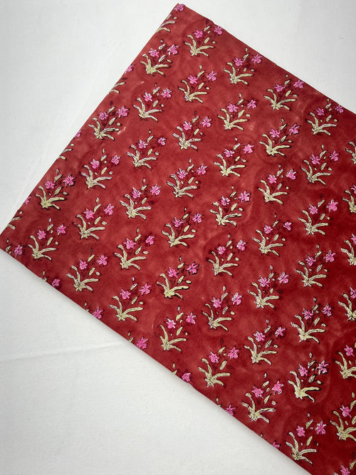 Cotton Block Printed Fabric