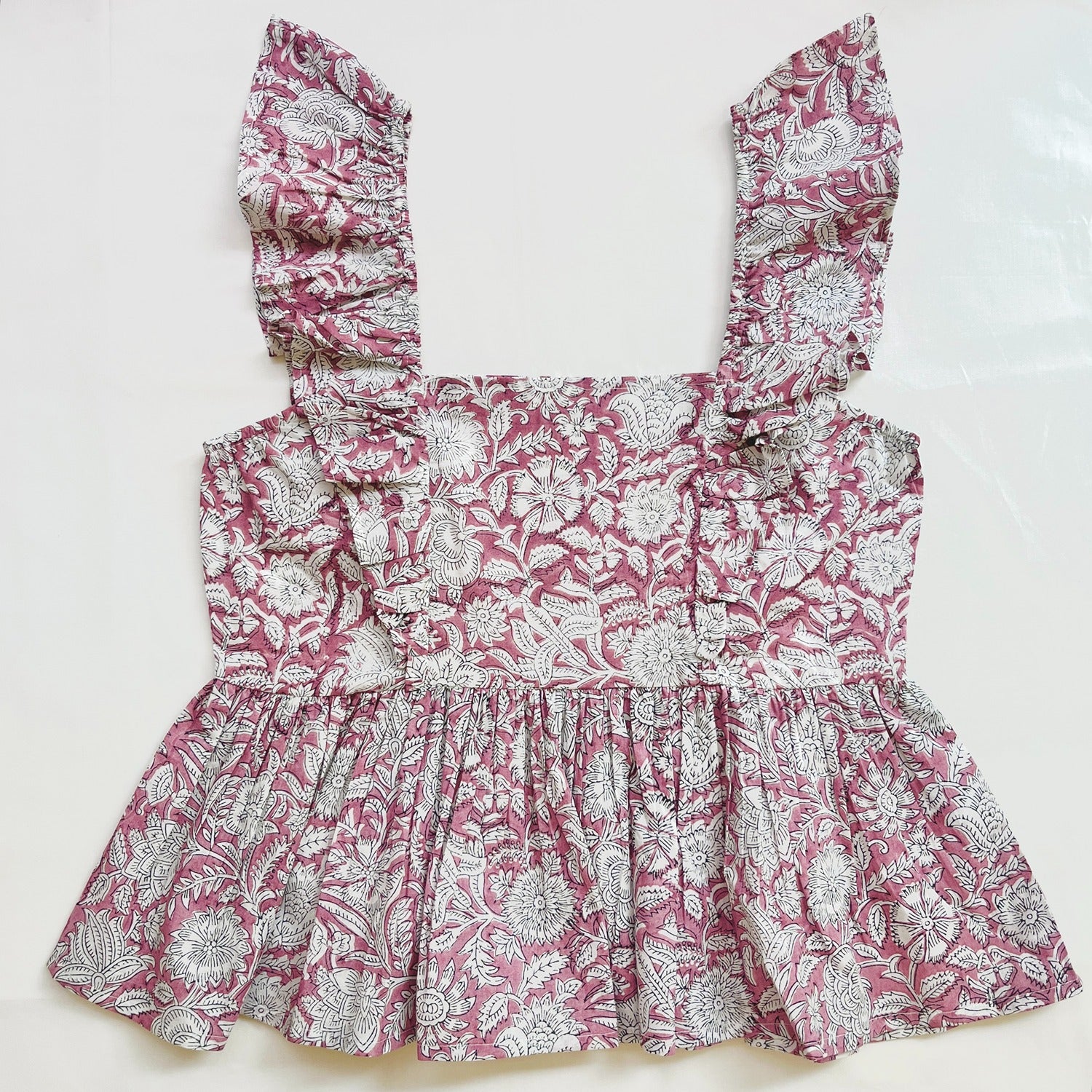 Block Printed Cotton Short Top