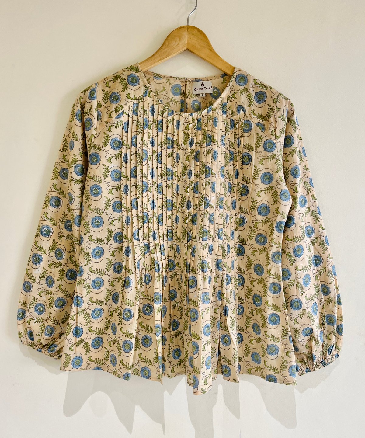 Block Printed Cotton Short Top