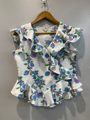 Ruby Berry Ruffle Short Top