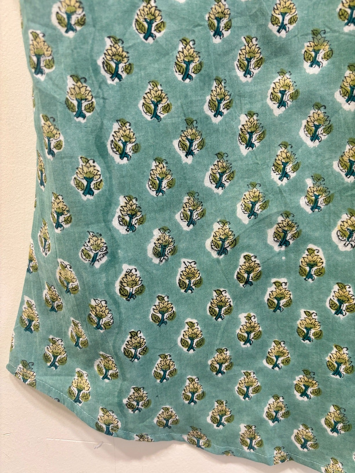Gardenia Cotton Short Top