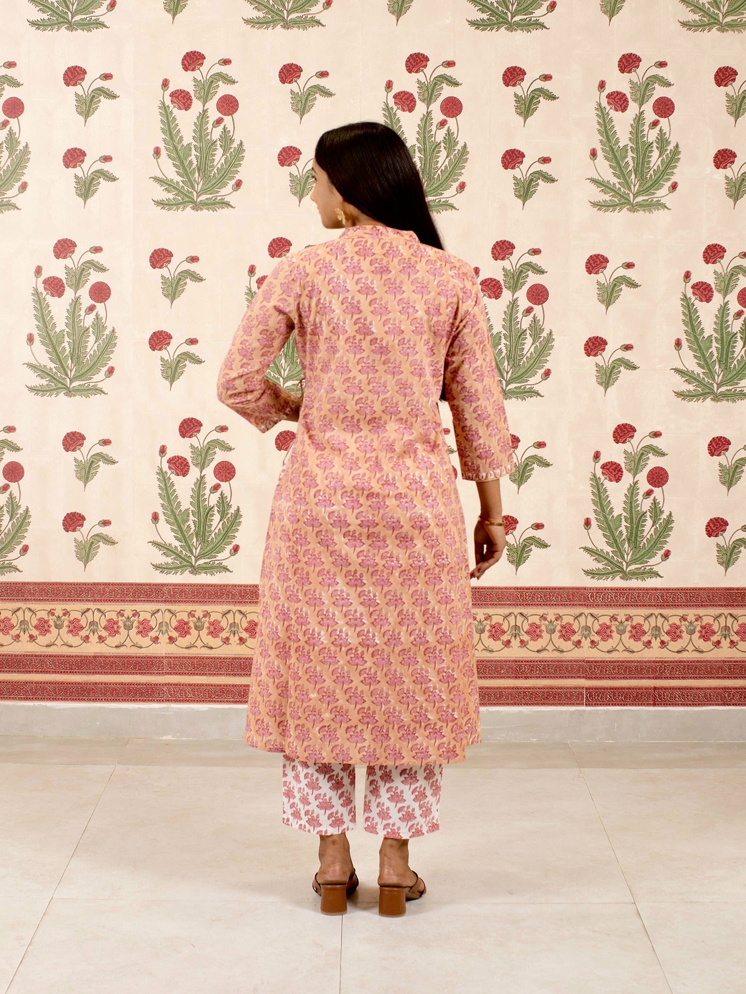 Lotus Bloom Kurta Pant Set with Dupatta
