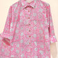 Pink Floral Jaal Printed Co-ord Set