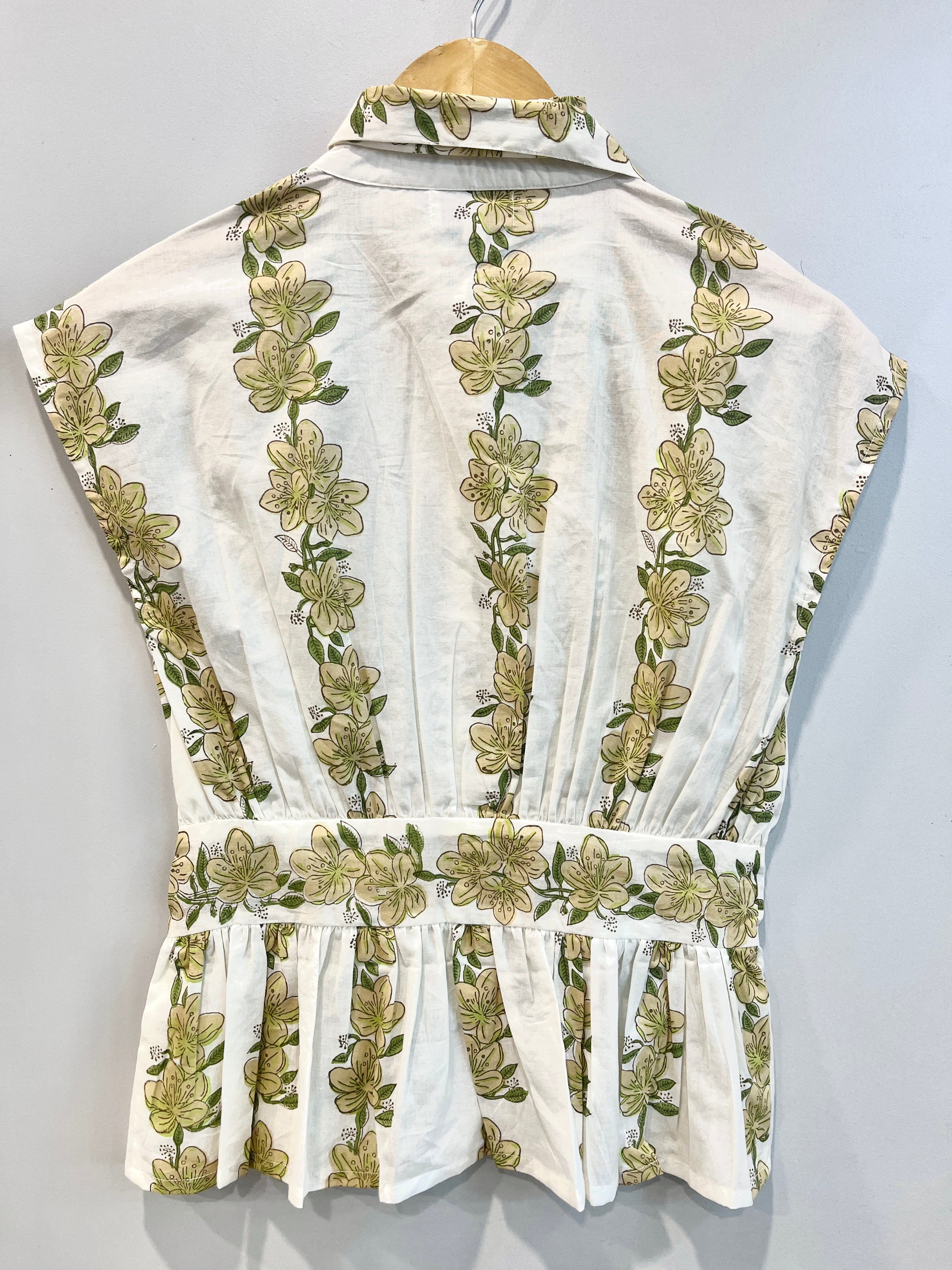 Lily Vine Bow-Tie Cotton Top