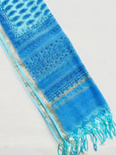 Block Printed Kota Doria Dupatta