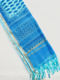 Block Printed Kota Doria Dupatta