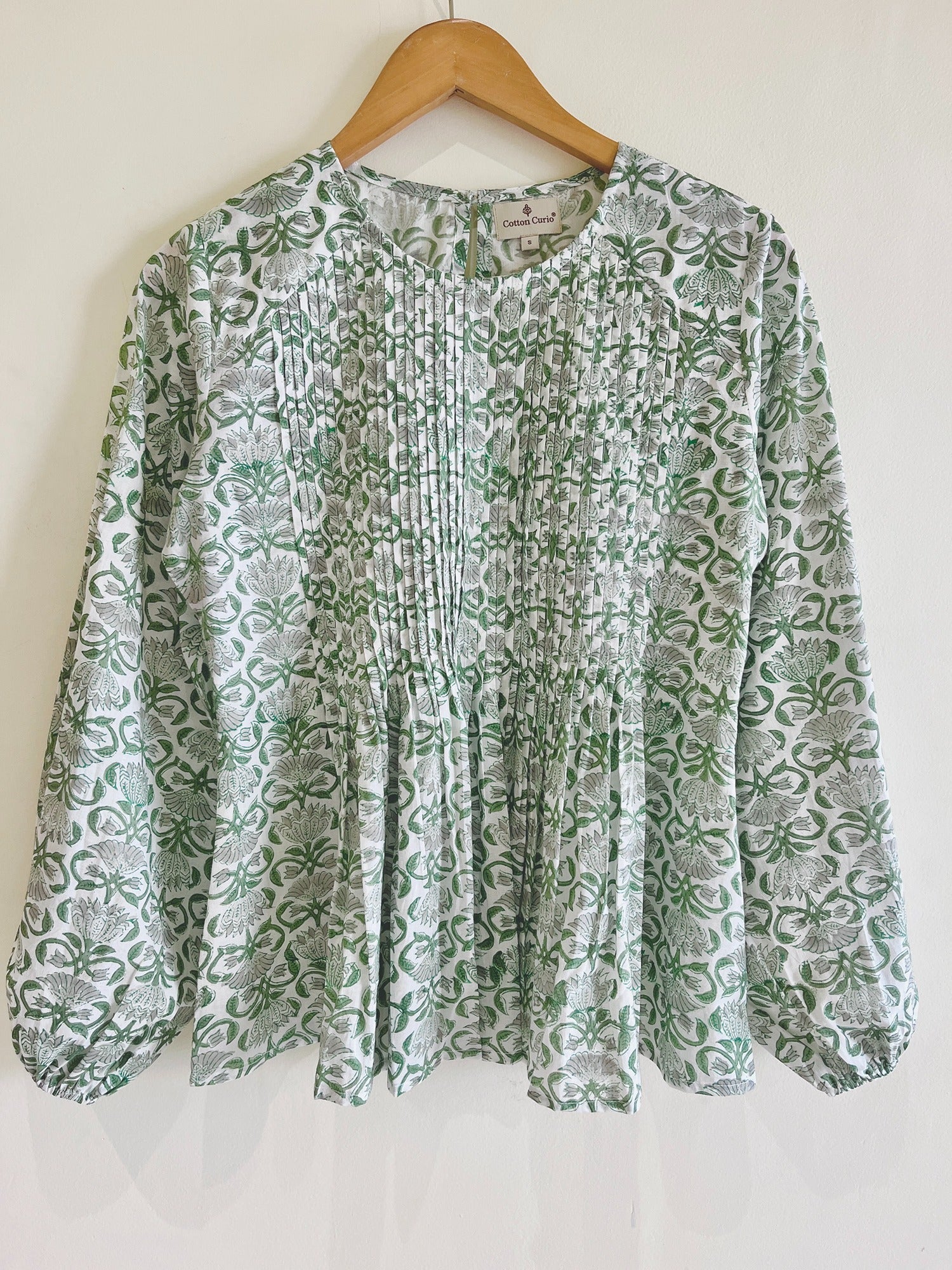 Lydia Block Printed Short Top